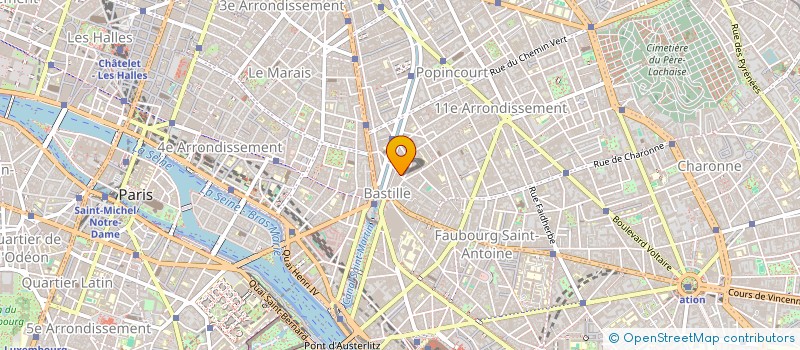 localisation de l'entreprise PIED A TERRE  PARIS