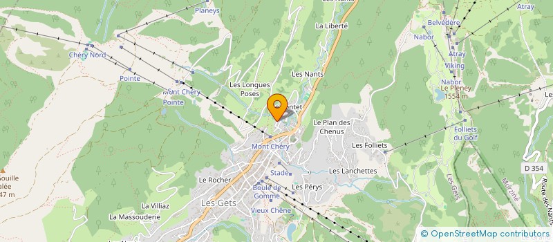 localisation de l'entreprise PIED ADROIT  LES GETS