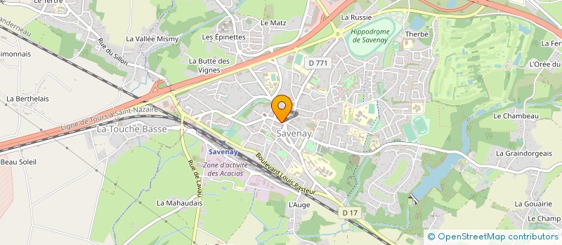 localisation de l'entreprise PIED D'ESTALE à SAVENAY