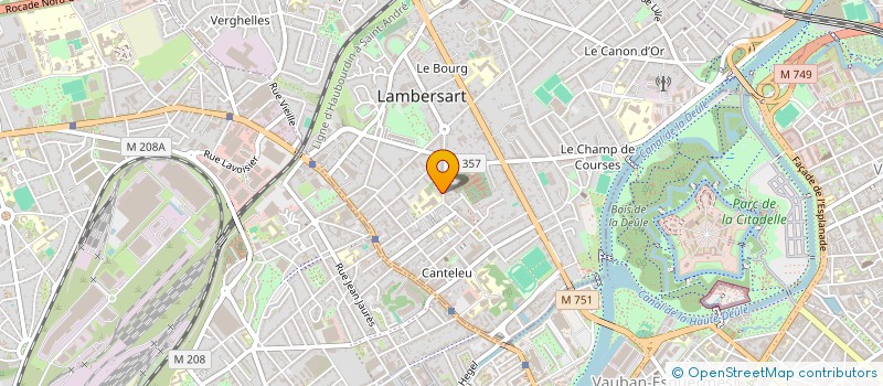 localisation de l'entreprise PIED EN COULISSES  LAMBERSART