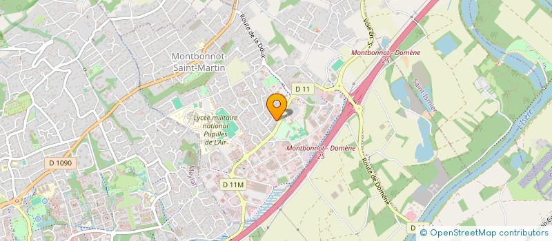 localisation de l'entreprise PIED'HERMES  MONTBONNOT-SAINT-MARTIN