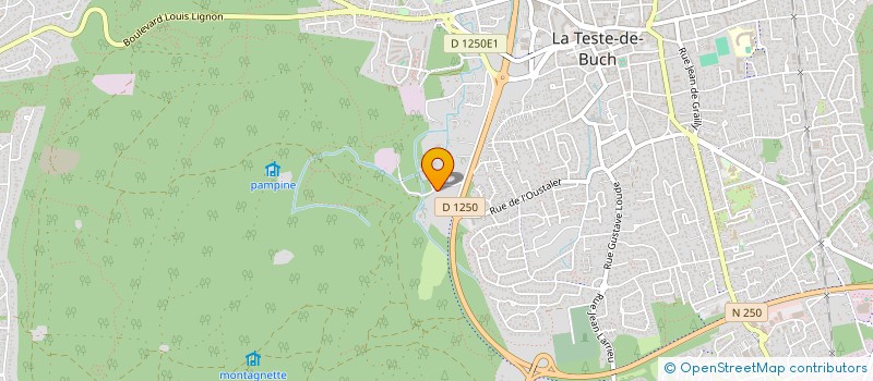 localisation de l'entreprise PIED PIBOT à LA TESTE-DE-BUCH