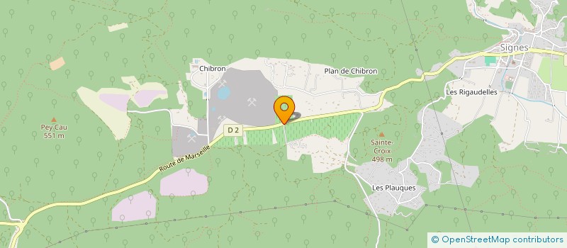 localisation de l'entreprise PIEDANDINE  SIGNES