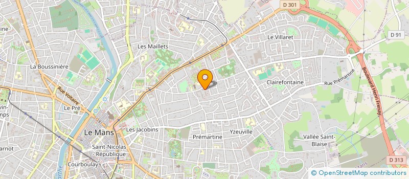 localisation de l'entreprise PIEDAR CORDELET  LE MANS