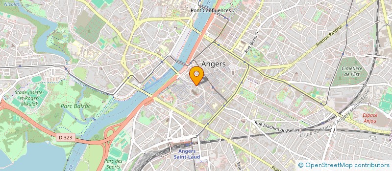 localisation de l'entreprise PIEDELICA à ANGERS