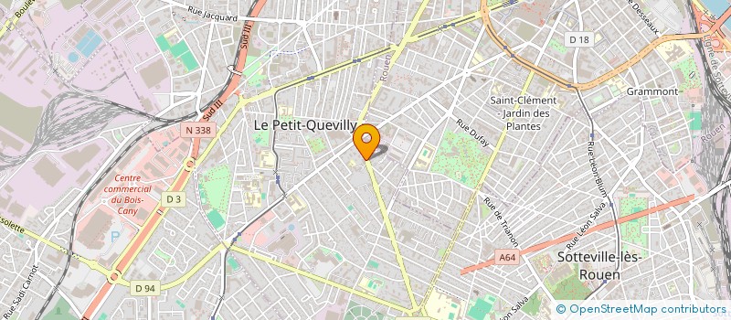 localisation de l'entreprise PIEDERRIERE à LE PETIT-QUEVILLY