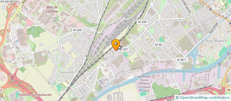 localisation de l'entreprise PIEDESTAL à LILLE
