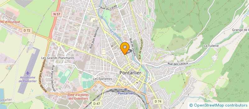 localisation de l'entreprise PIEDRA DE IJADA  PONTARLIER