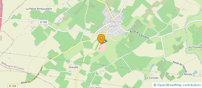 localisation de l'entreprise PIEDRADAL à BELLEVIGNE-EN-LAYON