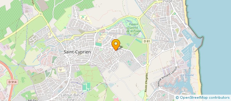 localisation de l'entreprise PIEDS NOIRS ET AMIS DE SAINT CYPRIEN ET DU ROUSSILLON à SAINT-CYPRIEN