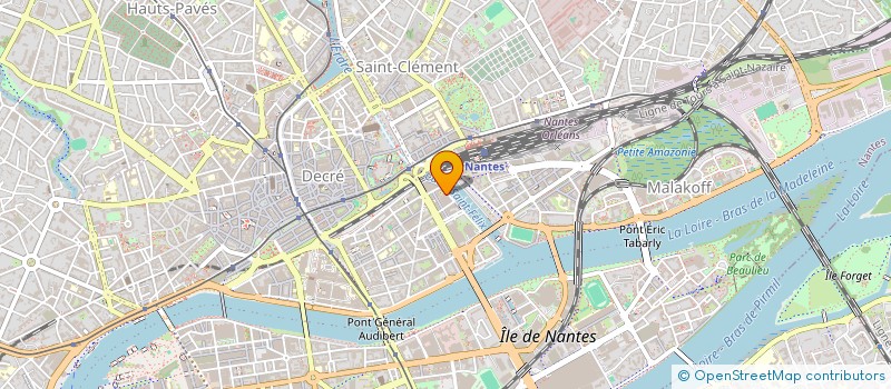 localisation de l'entreprise PIEDS NUS PRODUCTIONS  NANTES