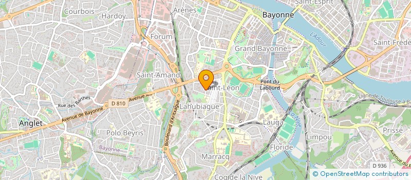 localisation de l'entreprise PIEDS PREMIERS à BAYONNE