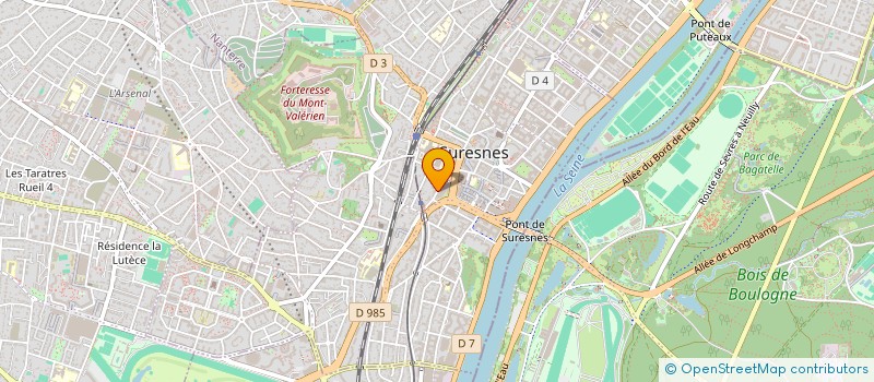 localisation de l'entreprise PIEFRANCE à SURESNES