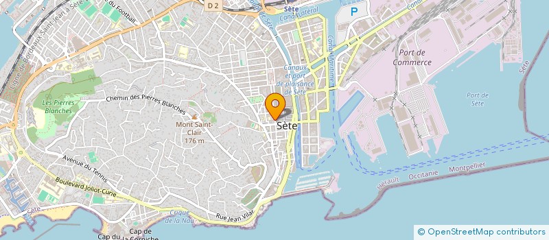 localisation de l'entreprise PIEFRED  SETE