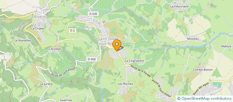 localisation de l'entreprise PIEGAY PAYSAGE ET PISCINE  CHABANIERE