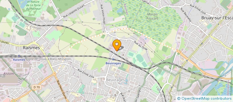 localisation de l'entreprise PIEGER GARDER REGULER DANS LE DEPARTEMENT DU NORD -PGR 59  BEUVRAGES