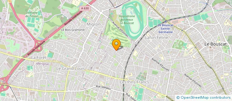 localisation de l'entreprise PIEGUI  BORDEAUX