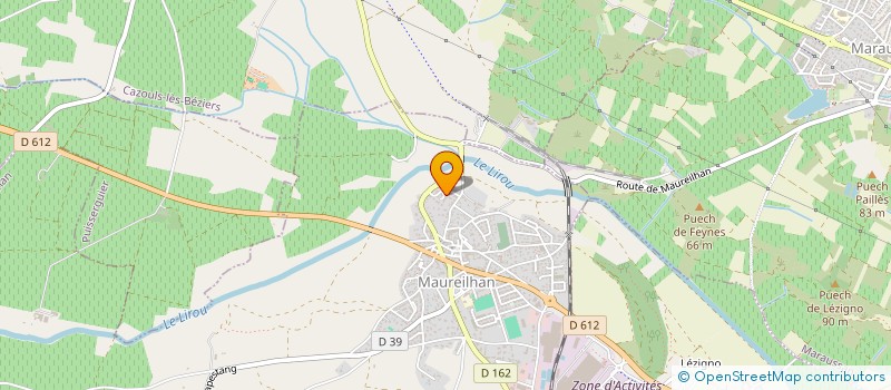 localisation de l'entreprise PIEJE  MAUREILHAN