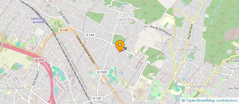 localisation de l'entreprise PIELAUDY à SAINT-PRIX