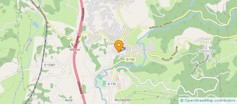 localisation de l'entreprise PIELFE-CREATIONS  DONZENAC