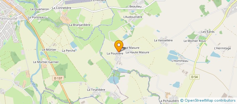 localisation de l'entreprise PIELGA  SAINT-HILAIRE-DE-CLISSON