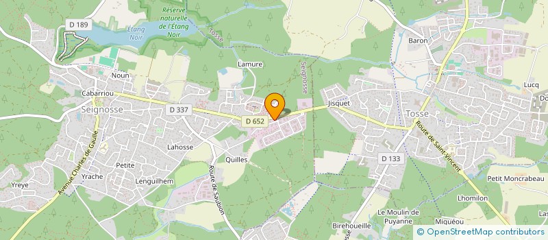 localisation de l'entreprise PIELLY  SEIGNOSSE