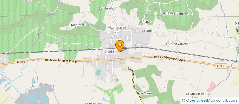 localisation de l'entreprise PIELYS  MONTCARET