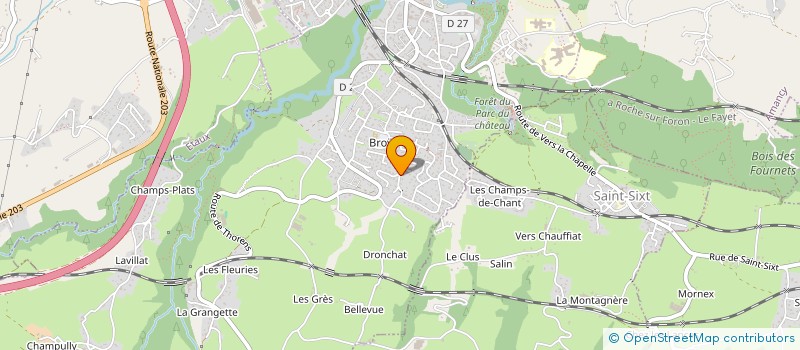 localisation de l'entreprise PIEMA  LA ROCHE-SUR-FORON