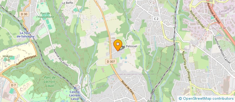 localisation de l'entreprise PIEMAZ  DARDILLY