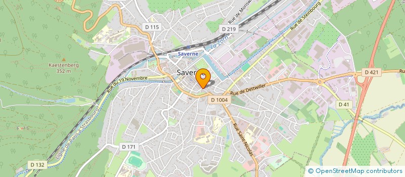 localisation de l'entreprise PIEPIE  SAVERNE