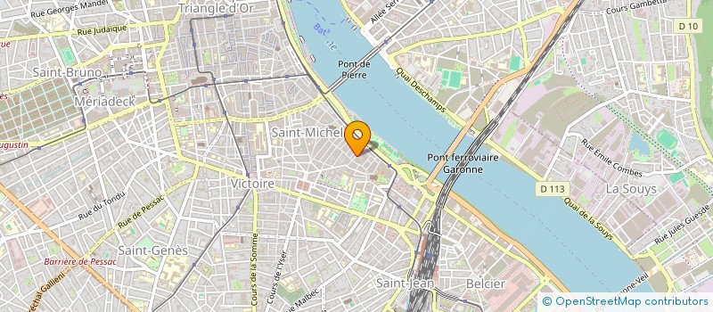localisation de l'entreprise PIER 24 à BORDEAUX
