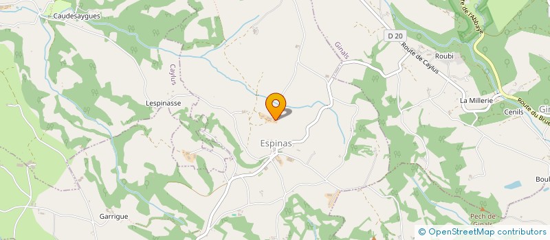 localisation de l'entreprise PIER ANGELY MUSIC  PUYLAGARDE