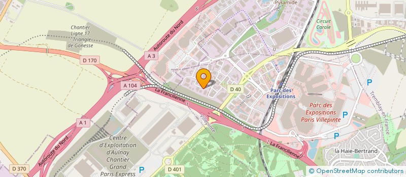 localisation de l'entreprise PIER IMPORT DISTRIBUTION à VILLEPINTE