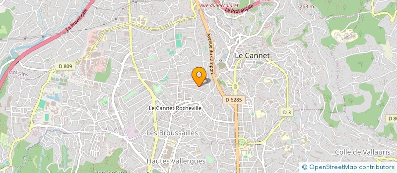 localisation de l'entreprise PIER-MINA à LE CANNET