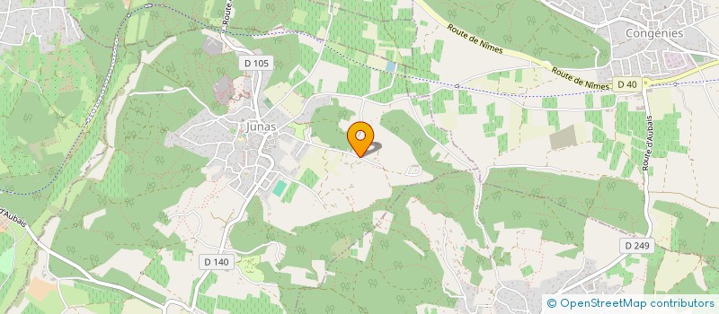 localisation de l'entreprise PIER SUN  JUNAS