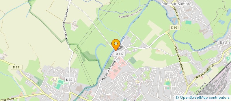 localisation de l'entreprise PIERACHE SARL  AULNOYE-AYMERIES