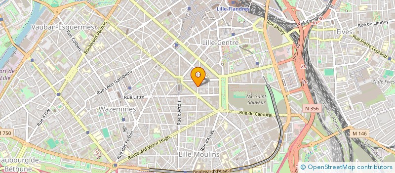 localisation de l'entreprise PIERALIX à LILLE