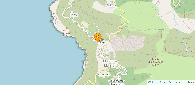 localisation de l'entreprise PIERALLI à MORSIGLIA