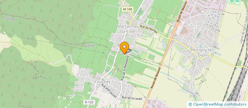 localisation de l'entreprise PIERAN à MARSANNAY-LA-COTE