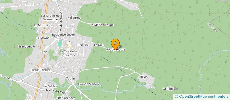 localisation de l'entreprise PIERANCHRIS  BELIN-BELIET