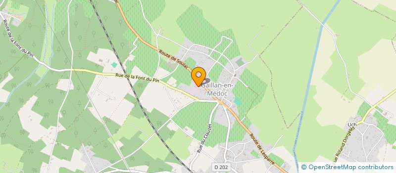 localisation de l'entreprise PIERANTICA  GAILLAN-EN-MEDOC