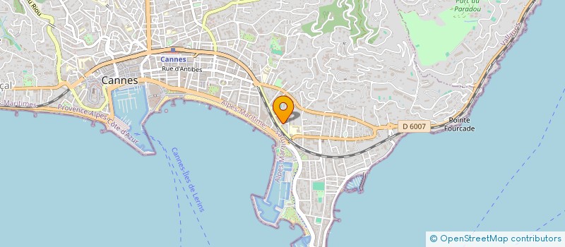 localisation de l'entreprise PIERAX à CANNES