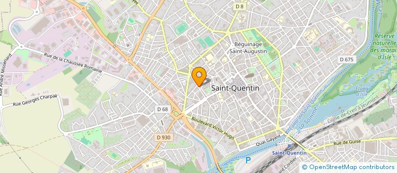 localisation de l'entreprise PIERBROSS à SAINT-QUENTIN