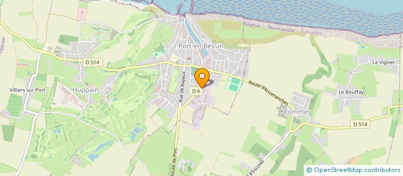 localisation de l'entreprise PIERCAN  PORT-EN-BESSIN HUPPAIN