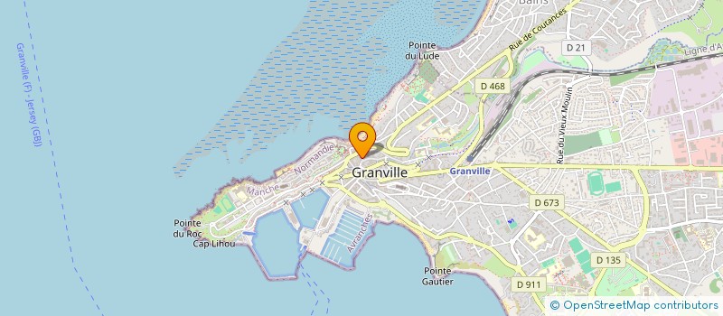 localisation de l'entreprise PIERCE  GRANVILLE