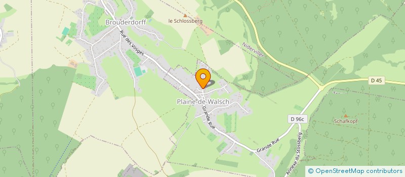 localisation de l'entreprise PIERCY SARL à PLAINE-DE-WALSCH