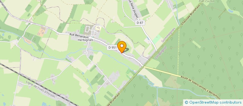 localisation de l'entreprise PIERDET-DEBRENNE à VILLEREAU