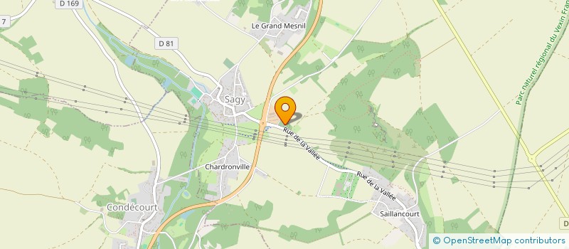 localisation de l'entreprise PIERDON FILS à SAGY