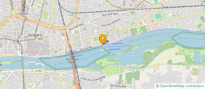 localisation de l'entreprise PIEREBADA-JUDSIMARNAT à ORLEANS