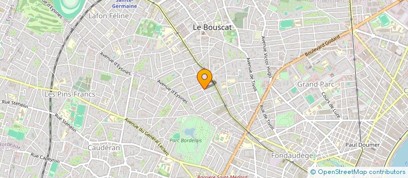 localisation de l'entreprise PIERED  LE BOUSCAT